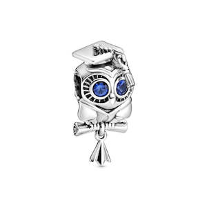 Wise Owl Graduation Charm