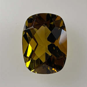 Gemstones: Golden Tourmaline – 1.40ct Antique Cushion Checkerboard Cut
8.02 x 5.93mm | Depth 4.44mm