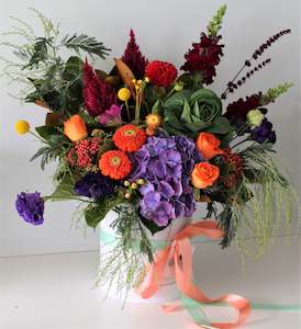 Floral Arrangements: Colour Burst Hatbox