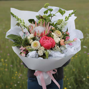 Mothers Day: Pastel Puff Mother's Day Bouquet