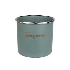 Storage: Teaspoon Holder 90x90mm Sage Green