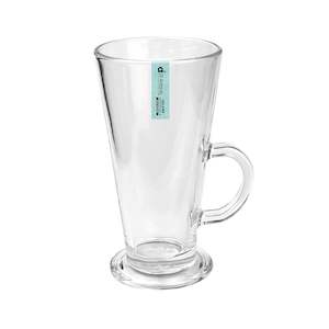 Drinkware: Latte or Hot Chocolate Glass 280ml Valore Essentials