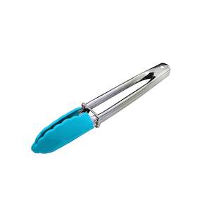 Kitchenware: Tongs Mini 180mm Stainless Steel Blue