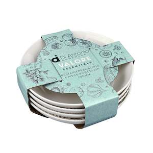 Tableware: Cereal & Pasta Bowl 200mm Set 4 Valore Essentials