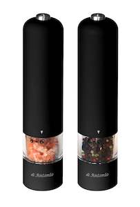 Tableware: Salt & Pepper Mill Set 2 Pce (8 x AA Batteries Included)