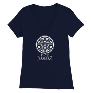 Products: Dice Legenz Royal Seal - Premium Womens V-Neck T-shirt Dice Legenz