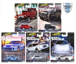 Products: Fast & Furious Premium Mix 3, 2024 (956G) Set of 5 Diecast Collectables