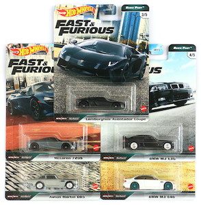 Products: HW Fast & Furious Euro Fast Set of 5 (2020) Diecast Collectables
