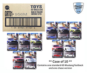 Mustang 60th Anniversary (2025) - Chase Case of 10 Diecast Collectables