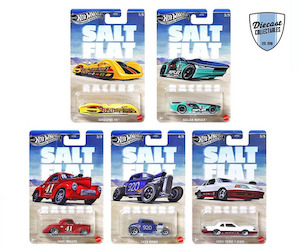 Salt Flat Racers - Vintage Grand Prix (2025) set of 5 Diecast Collectables