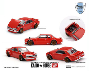 Kaido House 175 Nissan Skyline 2000GT-R (KPGC 10) Kaido Street V1 Diecast Collectables