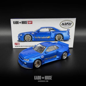 Products: Kaido House 158 Nissan Skyline GT-R (R34) Kaido Works Shinjuku V2 Diecast Collectables