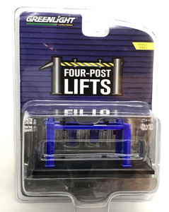 Products: GL 4 Post Lift 1: 64 scale - Blue Diecast Collectables