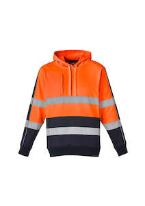 Screen Printing Embroidery Services Casual Clothing: Unisex Hi Vis Stretch Taped Hoodie