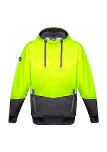 Screen Printing Embroidery Services Casual Clothing: Unisex Hi Vis Textured Jacquard Hoodie