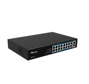 Products: PoE Switch 16-Port - Milesight ( MS-S0216-GL ) - Milesight