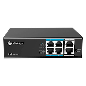 4-Port PoE Switch - Power Over Ethernet - Milesight - Digital World