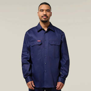 Cotton Drill Long Sleeve Shirt - Y07500