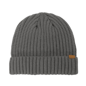 Headwear: Rib Knitted Cuffed Beanie - B2200