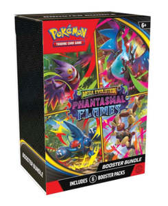 Boxes: Pokémon TCG Mega Evolution-Phantasmal Flames Booster Bundle (6 Packs)