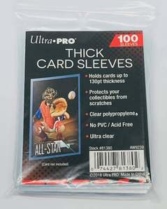 Ultra Pro (Thick) Card Sleeves (100 sleeves per pack)