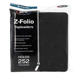 Supplies: BCW Z-Folio 9 Pocket LX Toploaders Album