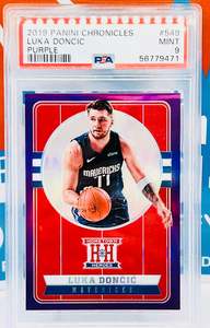 Graded Cards: 2019 Panini Chronicles Hometown Heroes Purple /49 PSA 9