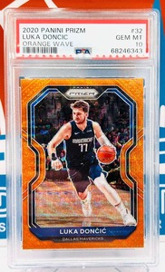 Graded Cards: Panini Prizm 2020-21 Orange Wave Prizm #/60 PSA 10