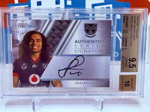NRL Traders 2019 Authentics Series Signature #/170 BGS 9.5