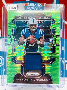 Nfl 3: Panini Prizm NFL 2023 Rookie Gear Green Pulsar