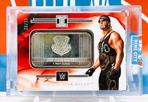 Panini Impeccable WWE 2023 .999 Fine Silver Bar 1 Troy Ounce /35