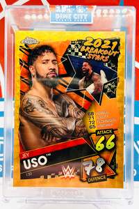 Wrestling: Topps Chrome WWE Slam Attax 2021 Breakout Stars Superfractor #1/1