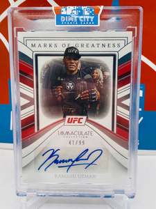 Singles: Panini Immaculate 2023 Marks Of Greatness Autograph #/99