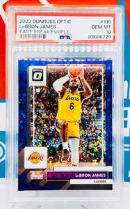 Singles: 2022 Optic Fastbreak Purple /99 PSA 10