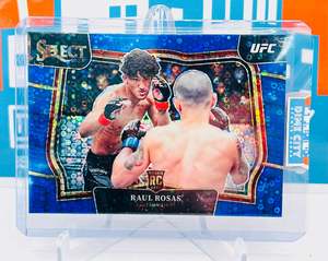Ufc Singles: 2023 Panini Select UFC- Rookie Octagonside Blue Disco Prizm/49