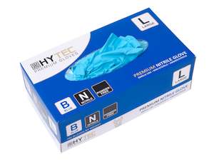 Blue Nitrile Powder Free Disposable Gloves (PACKET)