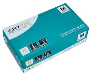 Natural Latex Low Powder Disposable Gloves (PACKET)