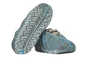 Blue Polypropylene Overshoe + Non Skid Sole