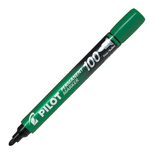 Pilot SCA 100 Permanent Marker Bullet Green (SCA-100-G)