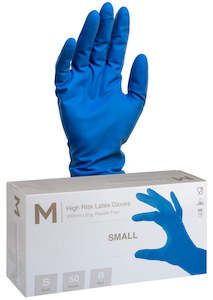 Gloves 1: High Risk Latex Gloves 18.5g Small (500 gloves)