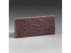 Cleaning: 3M 8541 Scrubbing and Stripping Heavy Duty Pad Brown 254mm x 117mm 70071567872
