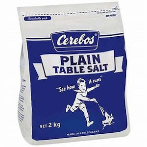 Food Service: Cerebos Plain Table Salt 2kg