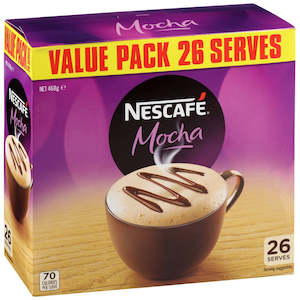 Food Service: Nescafe Coffee Mixes Mocha Sachets 18.5g Box 26