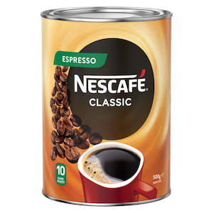 Coffee: Nescafe Espresso Instant Coffee Tin 500g