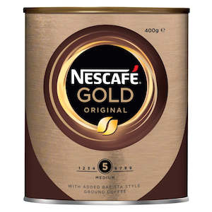Coffee: Nescafe Gold Original Freeze Dried Instant Coffee 400g Tin