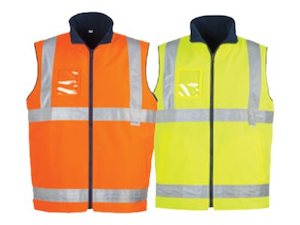 Syzmik Hi Vis Lightweight Fleece Lined Vest Orange