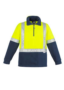 Syzmik Hi Vis Polar Fleece Jumper Navy