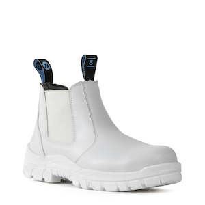 Bata Hercules White Slip On Boot White
