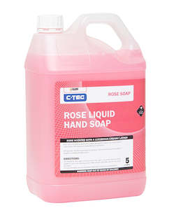 Hot Sellers Auto: C-TEC Liquid Flowing Hand Soap Rose 5L