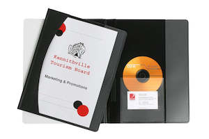 Premier Flat File Front Insert Cover A4 Black